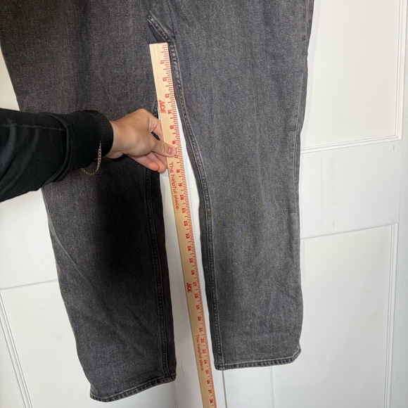 Abercrombie Slim Straight Ultra High Rise Jeans Gray Size 32/14 S CURVE LOVE - Picture 6 of 9